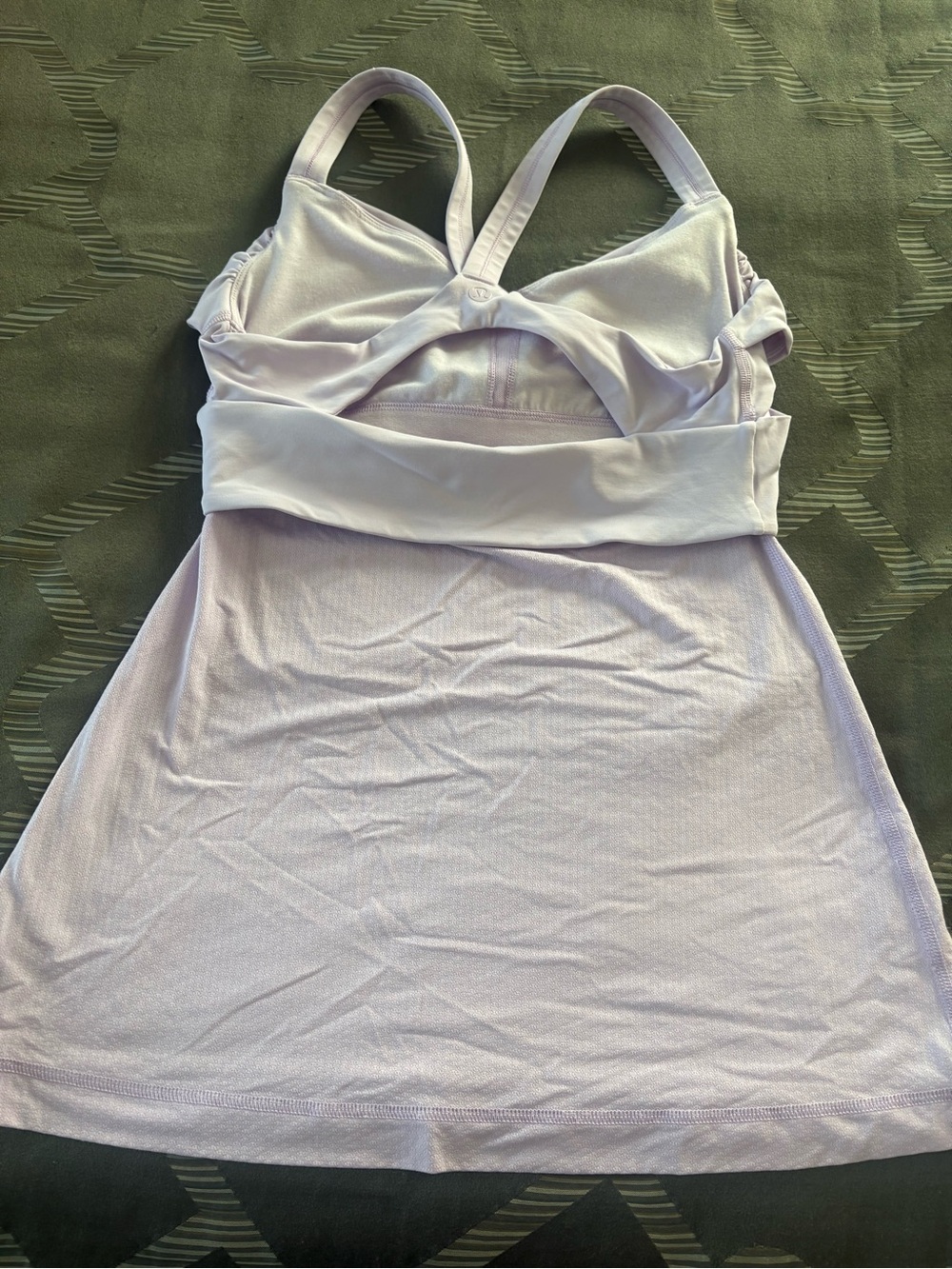 lululemon athletica Lavender Cross-Back long length Top